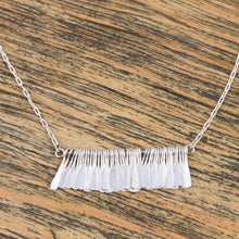 Load image into Gallery viewer, Sterling Silver Pendant Necklace by Mexican Artisans - Chime Garland | NOVICA
