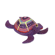Load image into Gallery viewer, Handcrafted Copal Wood Alebrije Turtle Figurine - Exquisite Turtle | NOVICA
