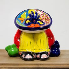 Load image into Gallery viewer, Talavera-Style Ceramic Figurine Crafted in Mexico - Sombrero Slumber | NOVICA
