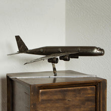 Load image into Gallery viewer, Recycled Metal Auto Part Jet Sculpture from Mexico - Airline | NOVICA
