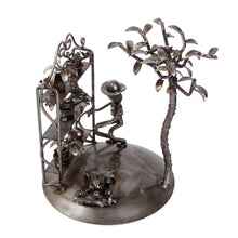 Load image into Gallery viewer, Handmade Rustic Metal Auto Parts Gardener Sculpture - Rustic Gardener | NOVICA
