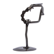 Load image into Gallery viewer, Yogi Dancer Pose Scrap Metal Sculpture - Dancer Pose II | NOVICA
