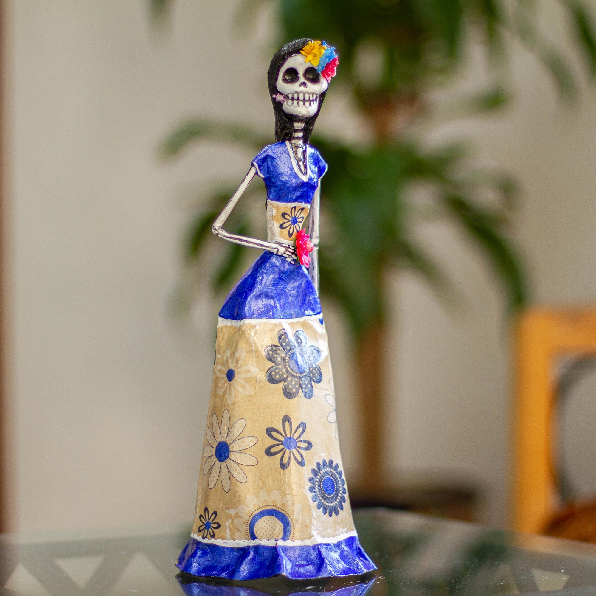 UNDISCOVERED Artisan Box | Unique Papier Mache Catrina Statuette with ...