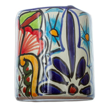 Load image into Gallery viewer, Artisan Crafted Talavera-Style Toothbrush Holder - Talavera Bouquet | NOVICA
