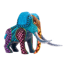 Load image into Gallery viewer, Copal Wood Elephant Alebrije from Mexico - Magic Elephant | NOVICA
