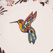 Load image into Gallery viewer, Hummingbird-Themed Ceramic Salad Plates (Pair) - Colibri | NOVICA
