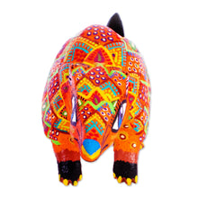 Load image into Gallery viewer, Hand Crafted Copal Wood Pangolin Alebrije from Mexico - Rainbow Pangolin | NOVICA
