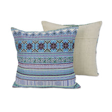 Load image into Gallery viewer, Hmong Cotton Blend Cushion Covers from Thailand - Hmong Nature | NOVICA
