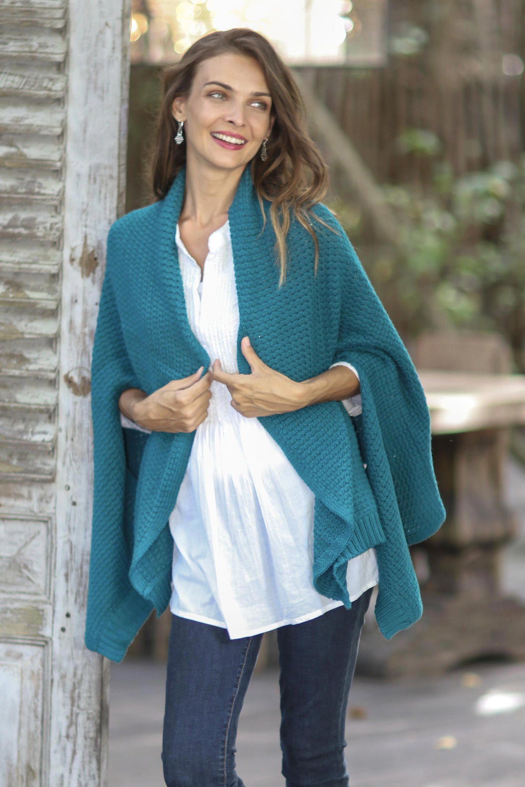 Chic Warmth in Teal