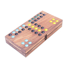 Load image into Gallery viewer, Handcrafted Folding Wood Ludo Game - Ludo | NOVICA
