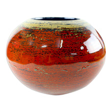 Load image into Gallery viewer, Lacquerware Bamboo Vase - Cherry Dreams | NOVICA
